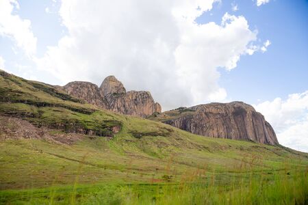 A landscape shot of the island of Madagascar