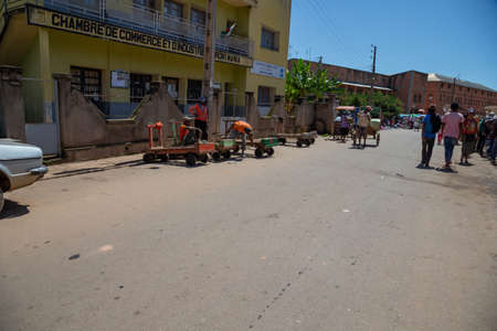 Editorial. The Life on the streets of Madagascarのeditorial素材