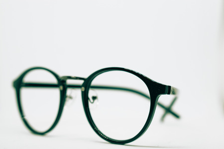Glasses on white backgroundの写真素材