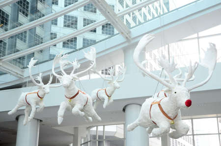 White doll reindeer