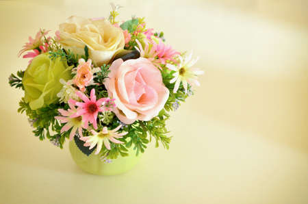 fake flowersの写真素材