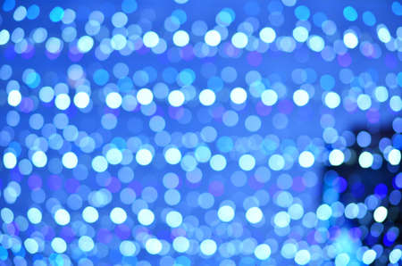 Blue bokeh background