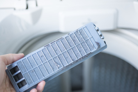 Blue filter of wahing machine