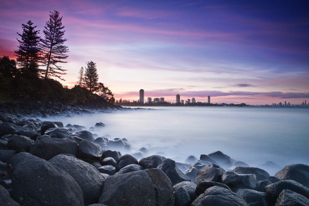 Burleigh Pointの写真素材