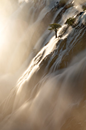 Ruacana Fall, Kunene River, Northern Namibia,