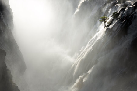 Ruacana Fall, Kunene River, Northern Namibia,