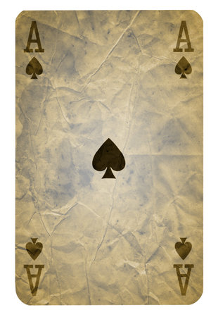 Spades Suit of Vintage Playing Cards stock photo Old, Ace Of Spades, King Of Spades, Playing Card, Queen Of Spadesの写真素材