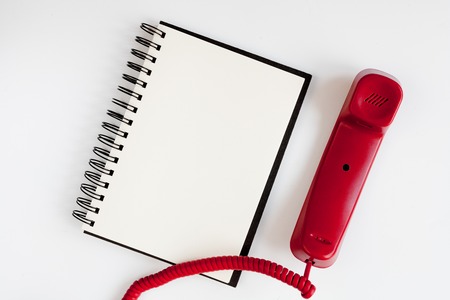 Entry to the doctor blank open notebook with stethoscope top viewの写真素材