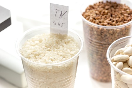 Tests for pesticides in cereal in at laboratory no oneの写真素材