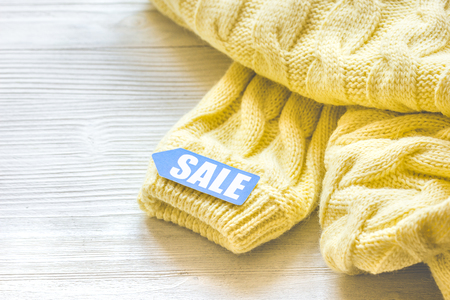 concept holiday sales of clothes and textilesの写真素材
