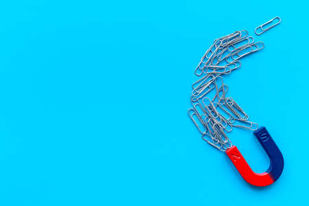 School supplies - magnet with paper clips