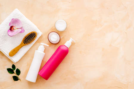 Shampoo and conditioner with hair brush and comb