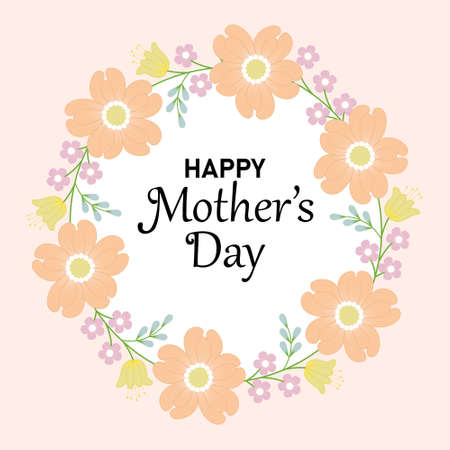 Greeting card for Mother's Dayのイラスト素材