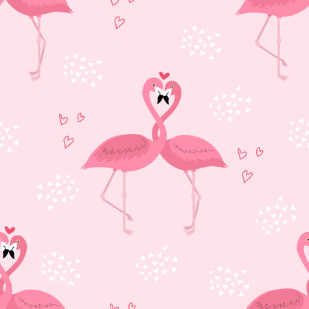 Pink background for Valentines day. vector illustrationのイラスト素材