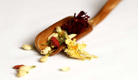 Tea picture materialの写真素材