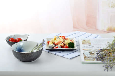 Healthy fruit saladのeditorial素材
