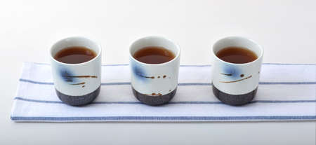 Japanese-style hand-painted tea cups