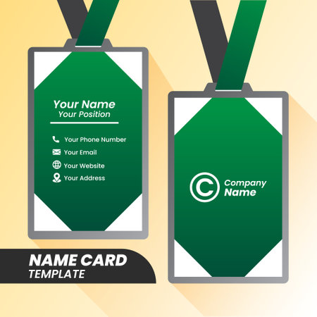 Corporate Name cards templates. Modern Name cards. Name card layout.のイラスト素材
