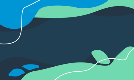 Abstract Background Simple Hand Drawn Minimalist Style with Free Shape and Pastel Colors. Vector Background Illustration for presentationのイラスト素材