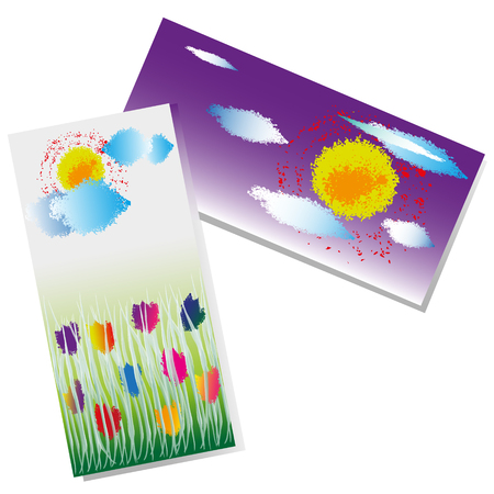 Card, invitation or flyer Designsのイラスト素材