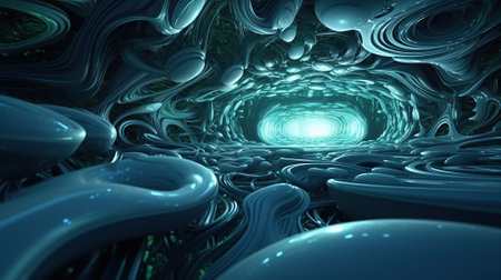 Abstract science futuristic background generative aiの素材