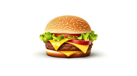 burger 3d Generative AIの素材