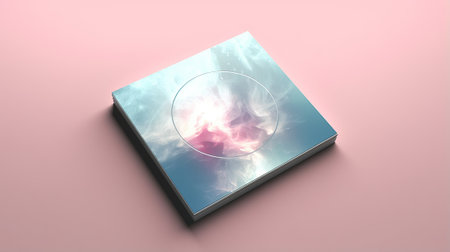 Blank CD Cover Mockupの素材