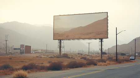 Blank Billboard Mockupの素材