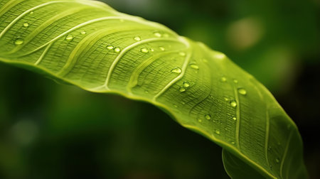 green plant leafの素材