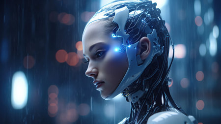 Future artificial intelligence cyborgの素材