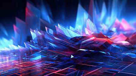 New future technology concept abstract background Generative AIの素材