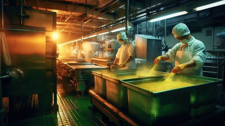 Working in chemicals production factory A professional Generative AIの素材