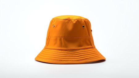 orange bucket hatの素材