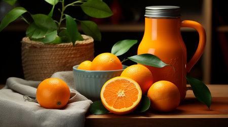 fresh fruit orangeの素材