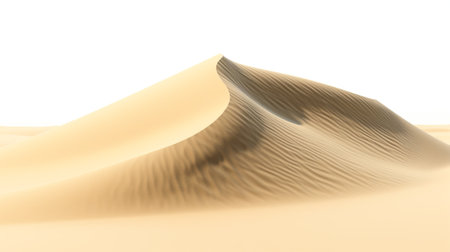 a desert landscape with dry trees on white backgroundの素材