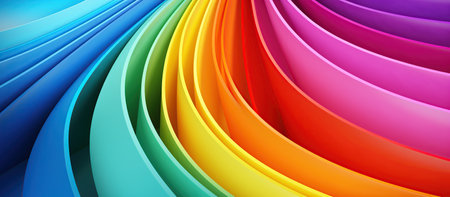 Rainbow colorfulの素材