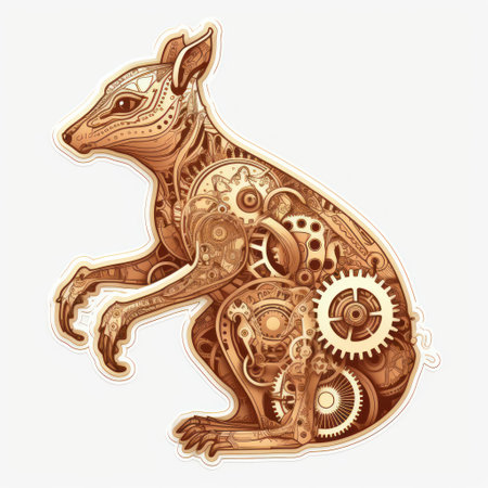 Animal Die-cut sticker, vinyl stickerの素材