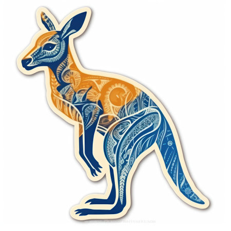 Animal Die-cut sticker, vinyl stickerの素材
