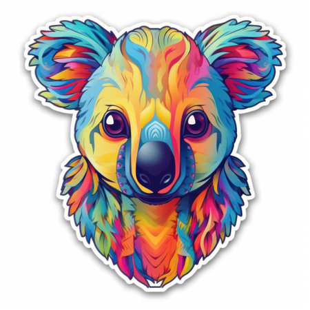 Animal Die-cut sticker, vinyl stickerの素材