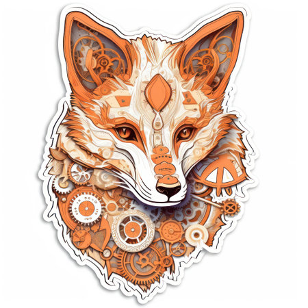 Animal Die-cut sticker, vinyl stickerの素材