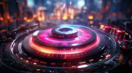 Electronic dance music EDM music backgroundの素材