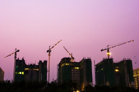 Construction of buildings in the capital