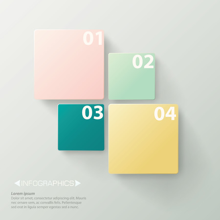 Infographics circle template designのイラスト素材