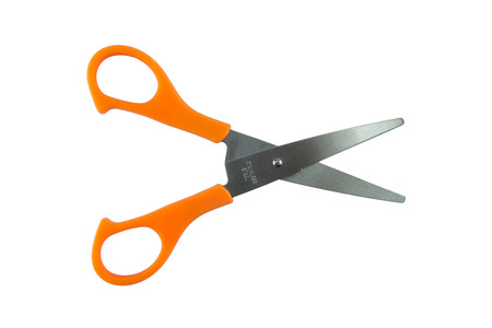 Scissors isolated on white backgroundの写真素材