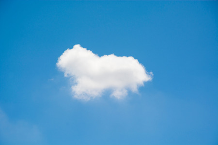 Blue sky with cloudの写真素材