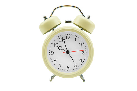 Alarm clock isolated on white background