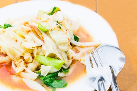 Thai salad with sour and spicy の写真素材