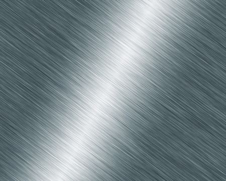 Metal background or texture of brushed steel plate with reflections Iron plate and shinyの写真素材