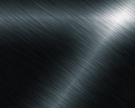 Metal background or texture of brushed steel plate with reflections Iron plate and shinyの写真素材