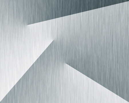 Metal background or texture with reflectionsの写真素材